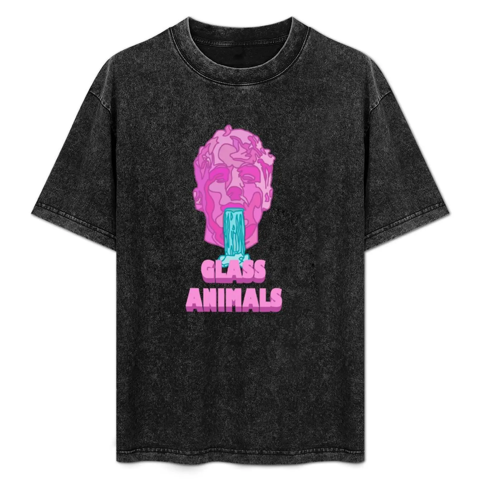 

Glass Animals Soda Waterfalls T-Shirt Big and Tall Crew Neck Tee