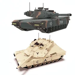 1:43 M1A2 Tanks Military Weapons 3D Paper Model DIY Origami Paper Art Toy