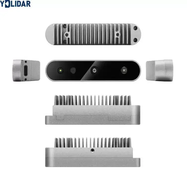 Chipboard EAI YDLIDAR HP60C Stereo Depth Camera, Light 3D Vision Sensor for ROS Robot Navigation, 0.2 4m Range Imaging Module