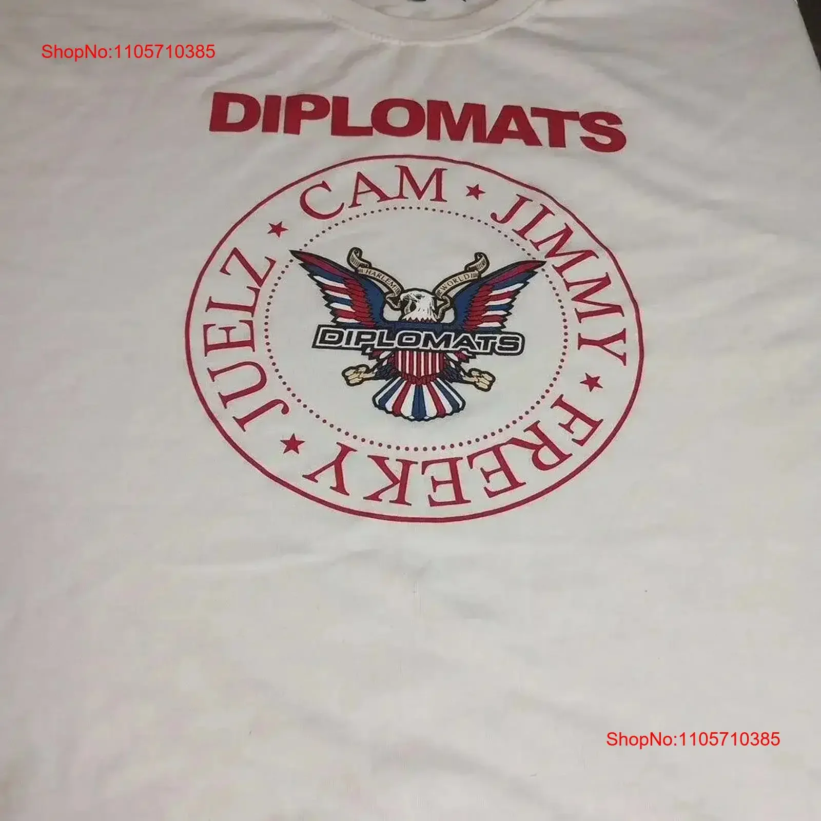 Reason X Diplomats Empire Classic Hip Hop Rap White T Shirt Size 3X Large vintage Washed Slightly Versatile Casual Soft Stylish