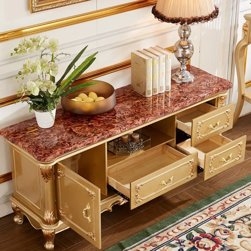 Bedroom TV cabinet Master bedroom heightened locker Highcabinet European style bedsidecabinet Lite countertop 60cm