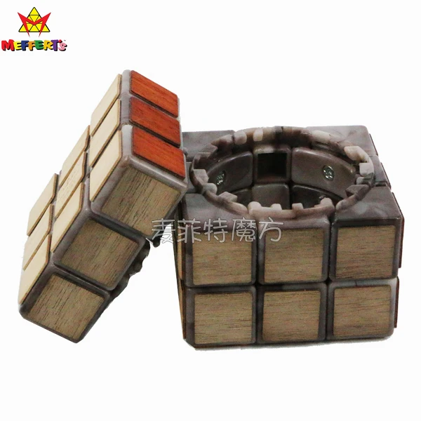 Meffert's Cube magique boîte véritable boîte au trésor Cube 3x3 Cube de forme irrégulière cadeau Surprise boîte de créativité