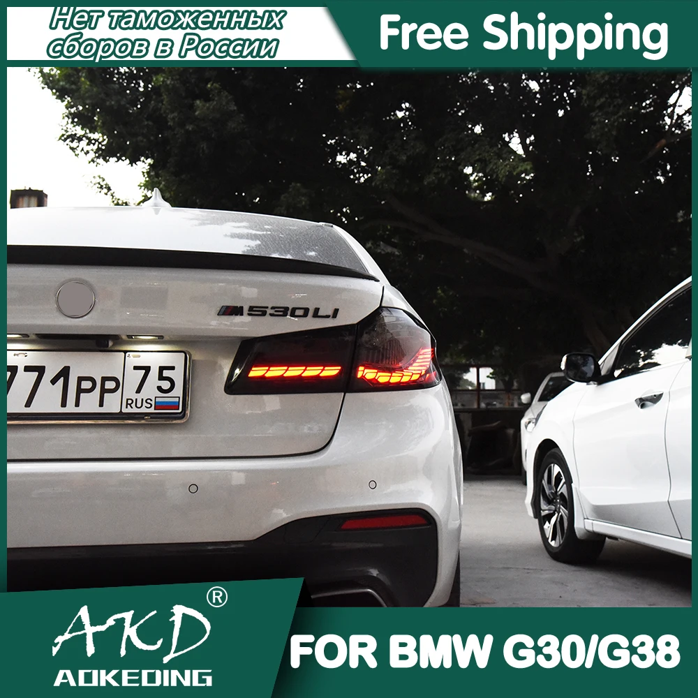 Car For BMW G30 2018–2022 G38 Tail Lamp Led Fog Lights DRL Hella Tuning Light Car Accessories 525i 530i Tail Lights