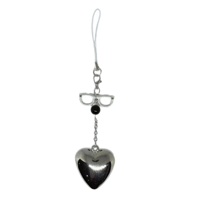 Modern Hearts Shaped Keychain Bag Decorations Handmade Unisex Jewelry Accessory