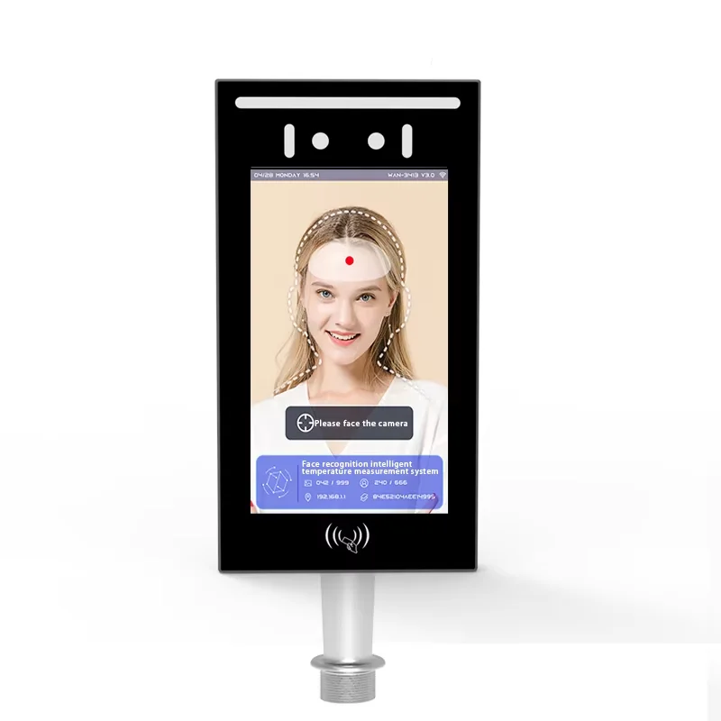 Máquina de asistencia con tarjeta perforadora de reconocimiento facial Android de 7 pulgadas, visión nocturna, sistema de asistencia NFC, tecnología de reconocimiento facial