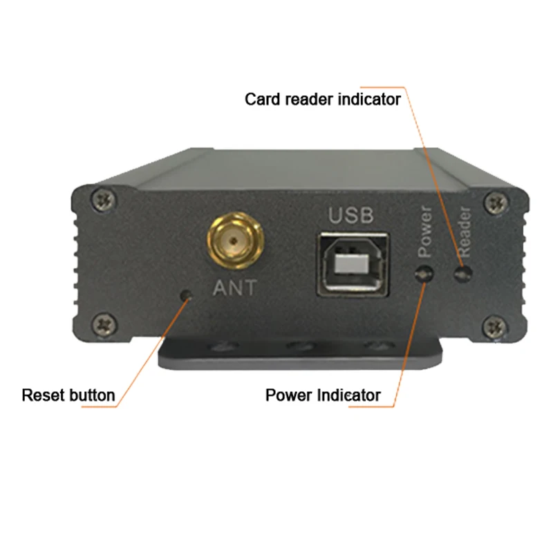 2,4G Omnidirektionale Fern Rfid Reader Zugangskontrolle Kartenleser Lesekopf Aktive Elektronische Tag UHF Reader