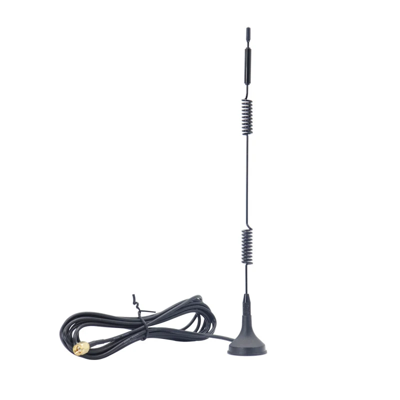 600-6000mhz Module Small Suction Cup Antenna Receiving And Transmitting 15DBI SMA Male Aerial For Modem Router