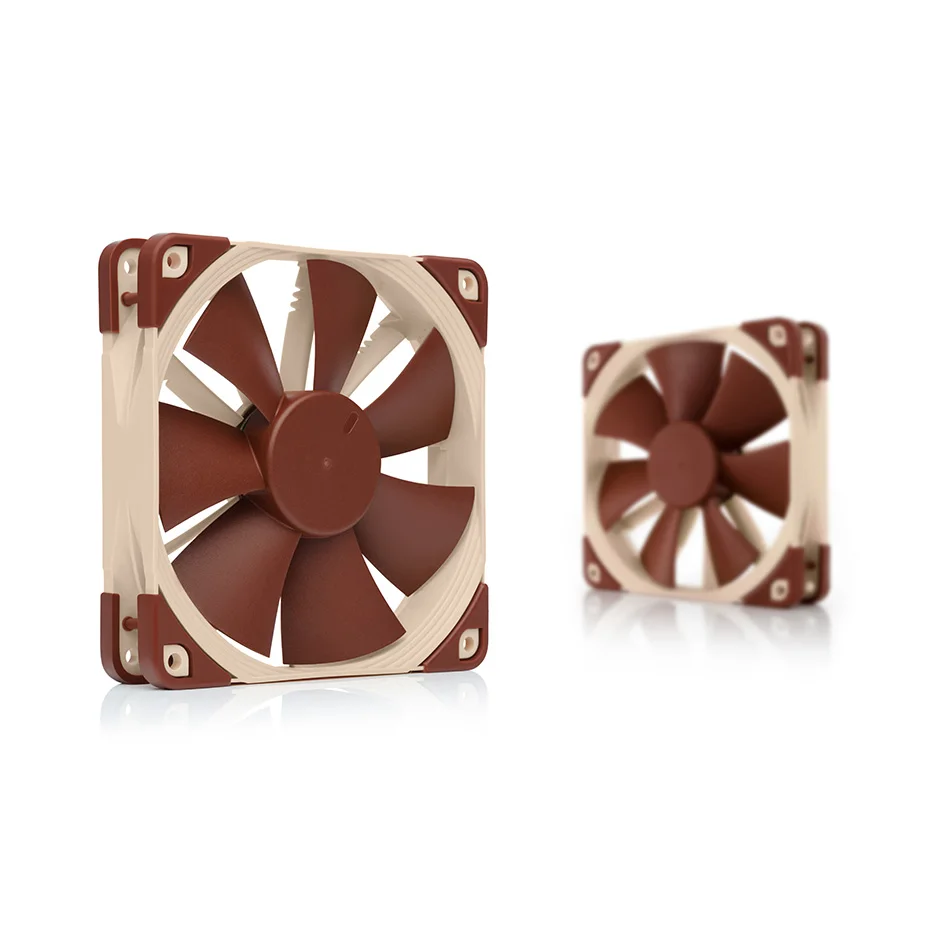 Noctua NF-F12 Wentylator do obudowy komputera 120 mm PWM Tichy radiator do chłodnic powietrznych procesora w obudowie komputera stacjonarnego