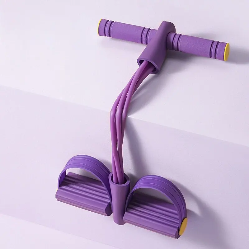 

1 piece with handle resistance strap, multi-functional yoga sit up pull rope for both men and women, fitness step machine pull strap, home fitness equipment, suitable for leg stretching, sit ups, and women's yoga step resistance strap