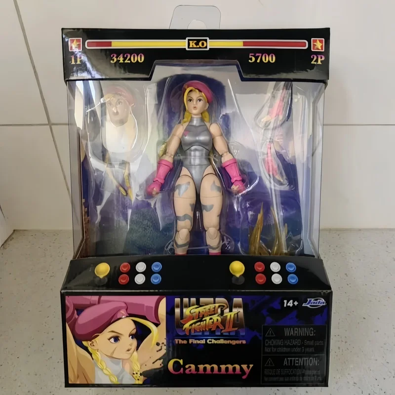 

New Original In Stock Jada Toys Street Fighte 2 Cammy Alternate Color Version 1/12 Scale Action Figure Model Display Toys Gifts