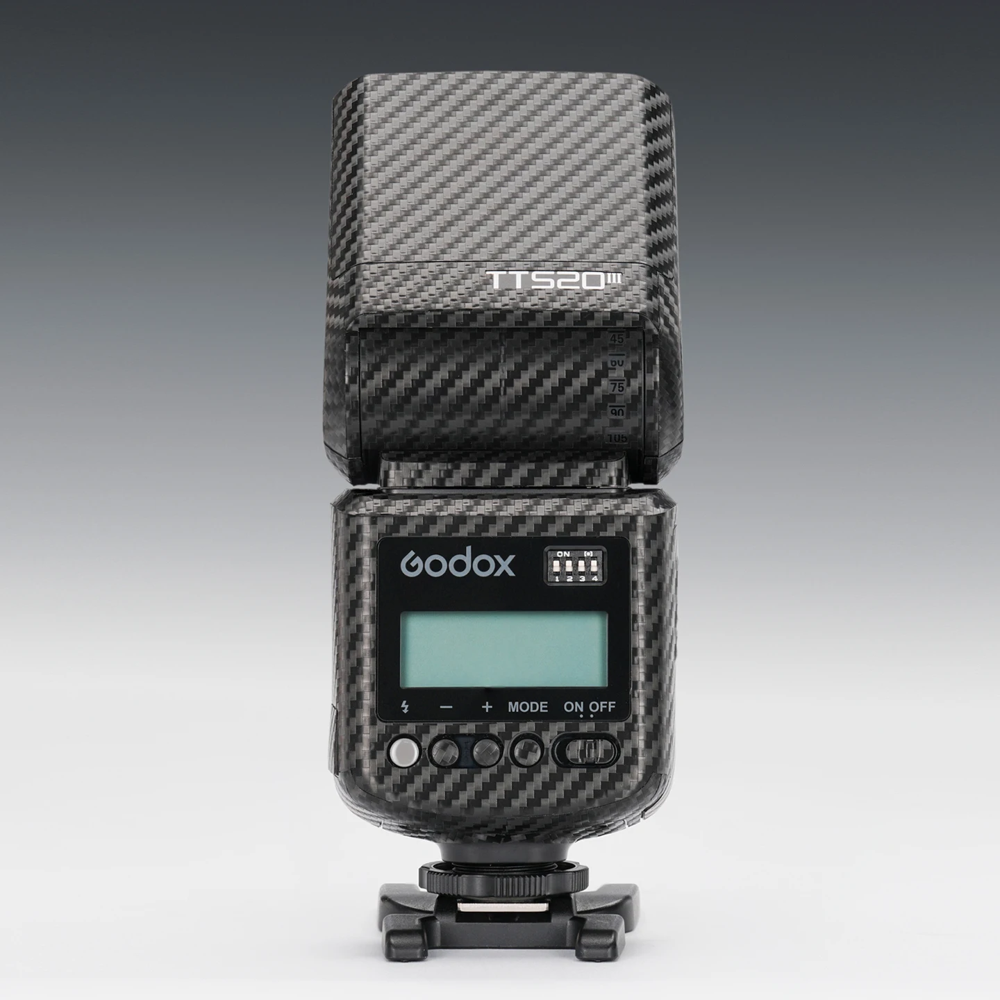 For Godox tt520 iii Skin,Godox TT520 III Camera Flashes Sticker,Scratch-resistant protective film, full coverage protection
