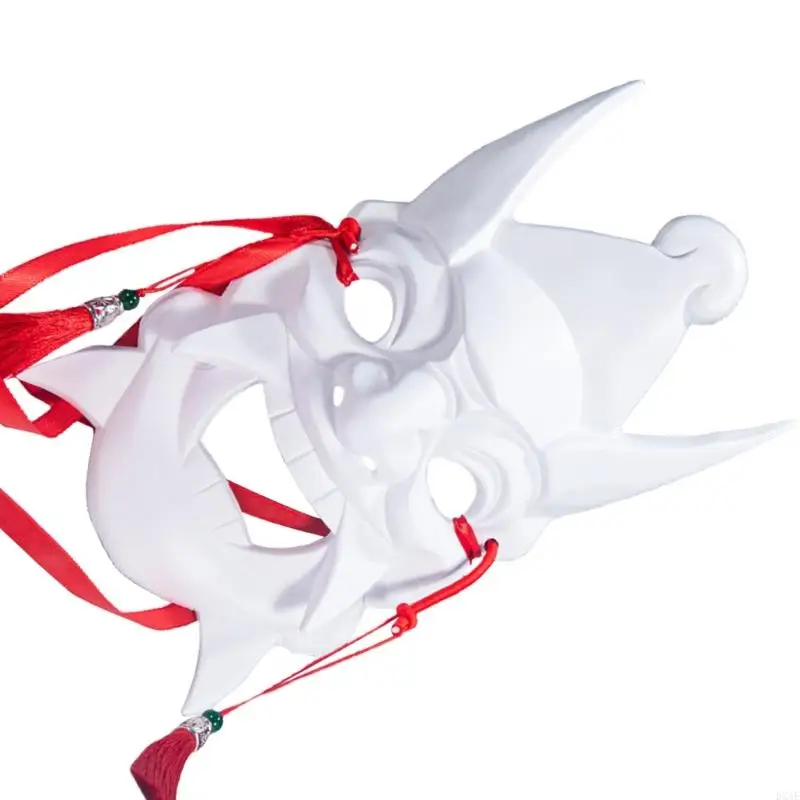 Dxae handbemalte Maske Halloween Cosplay Mask Kostüm Accessoire für Männer Frauen