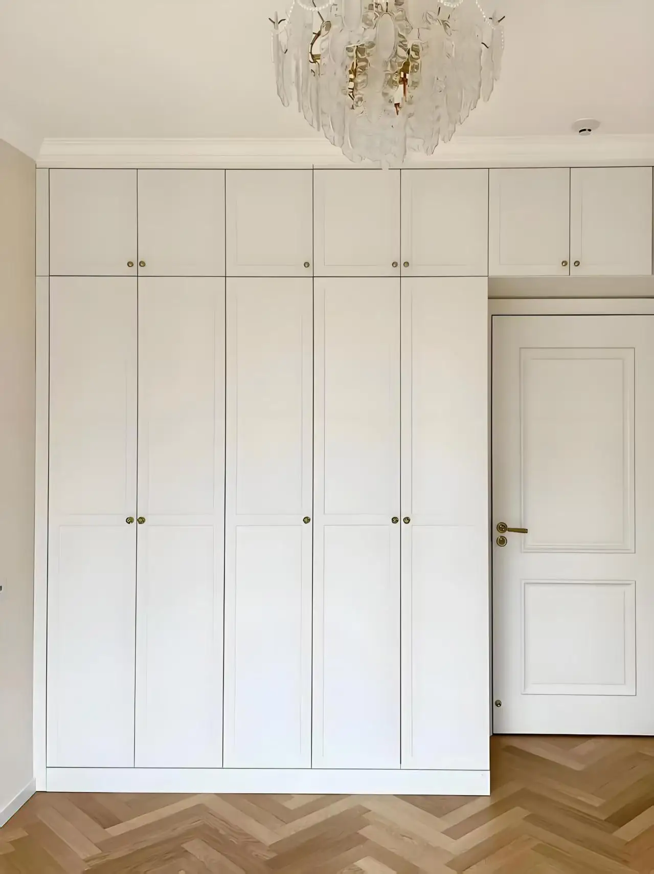 $%New Style Storage Wardrobe Cabinet Wardrobe Handles Long Solid Wood Bedroom Drawers Single Door