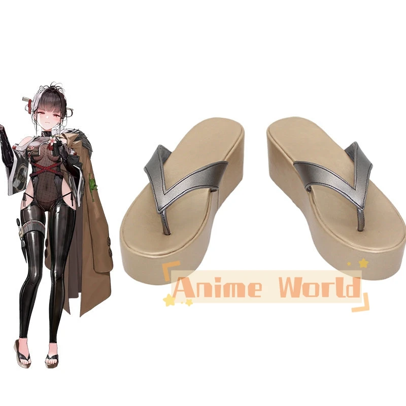 

Goddess of Victory: Nikke Sakura Cosplay Shoes Halloween Carnival Boots Custom Made