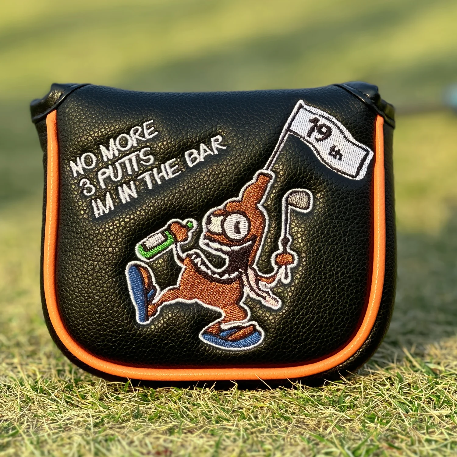 1pc Cartoon Pirate Pattern Golf Mallet Putter Cover, Square PU Golf Putter Cover with Soft Inner Lining, Fits Most Brand Putters image 4