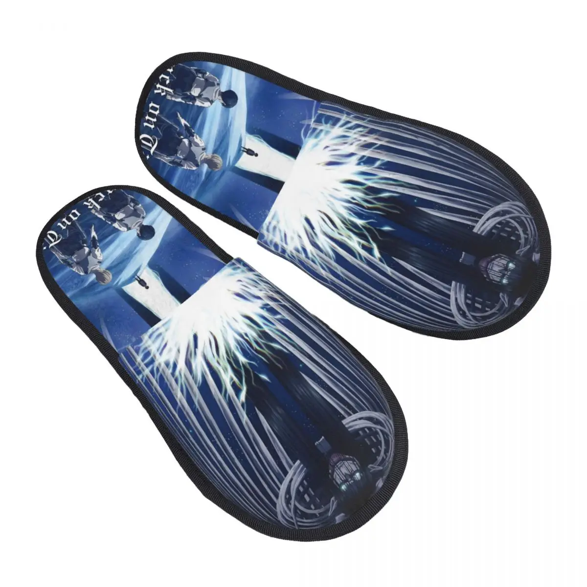 

Custom Anime T-Titanes Comics Guest Slippers for Bedroom Women War House Slipper