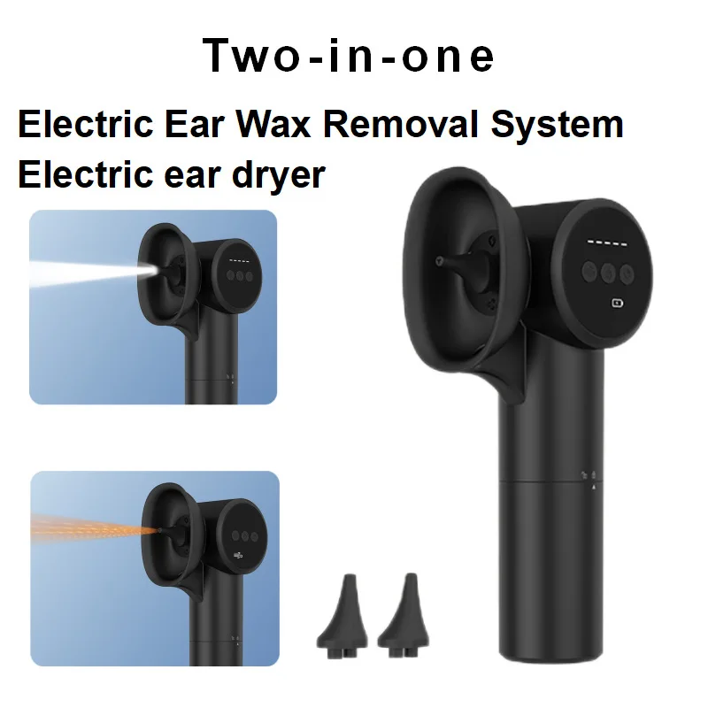 2 in 1 Motorised ear washer and dryer Smart thermostat Prevents bacterial growth Prevents ear canal inflammation Dries ear canal