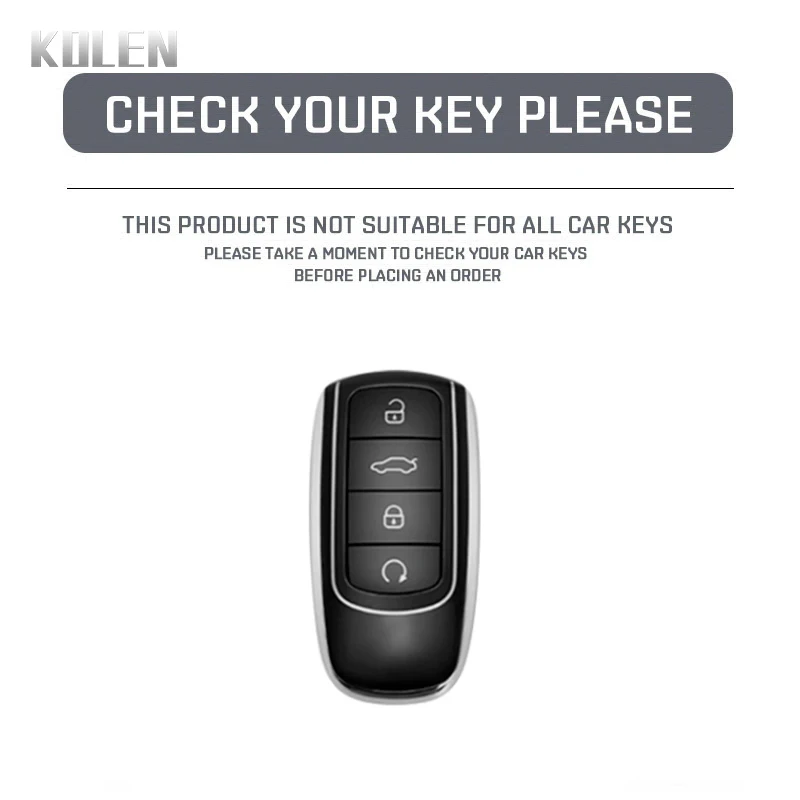 ABS Carbon Fiber Style Car Key Case Cover For Chery Omoda 5 C5 Tigo 7 8 Pro Max Tigo 7 8 Plus Arrizo 5 Plus Key Protection Shell
