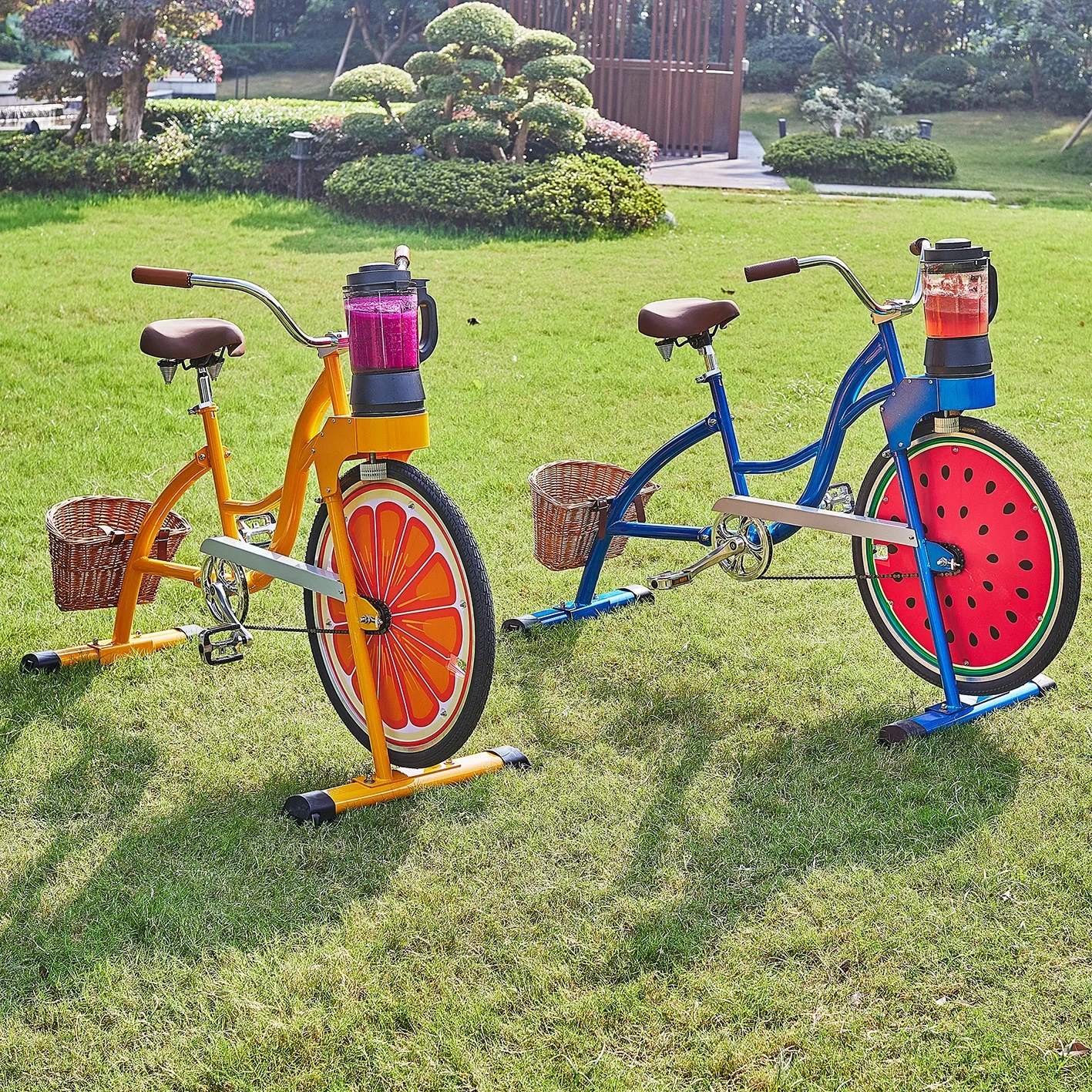 advertising bike new update style fruit smoothie bicycle