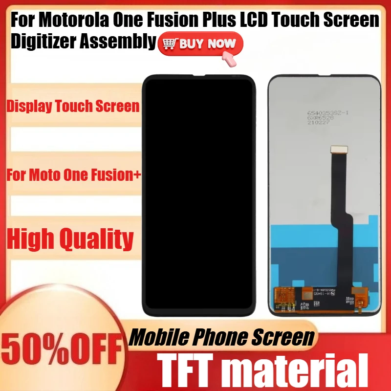 

New TFT For Motorola One Fusion Plus LCD Touch Screen Digitizer Assembly For Moto One Fusion+ Display Touch Screen