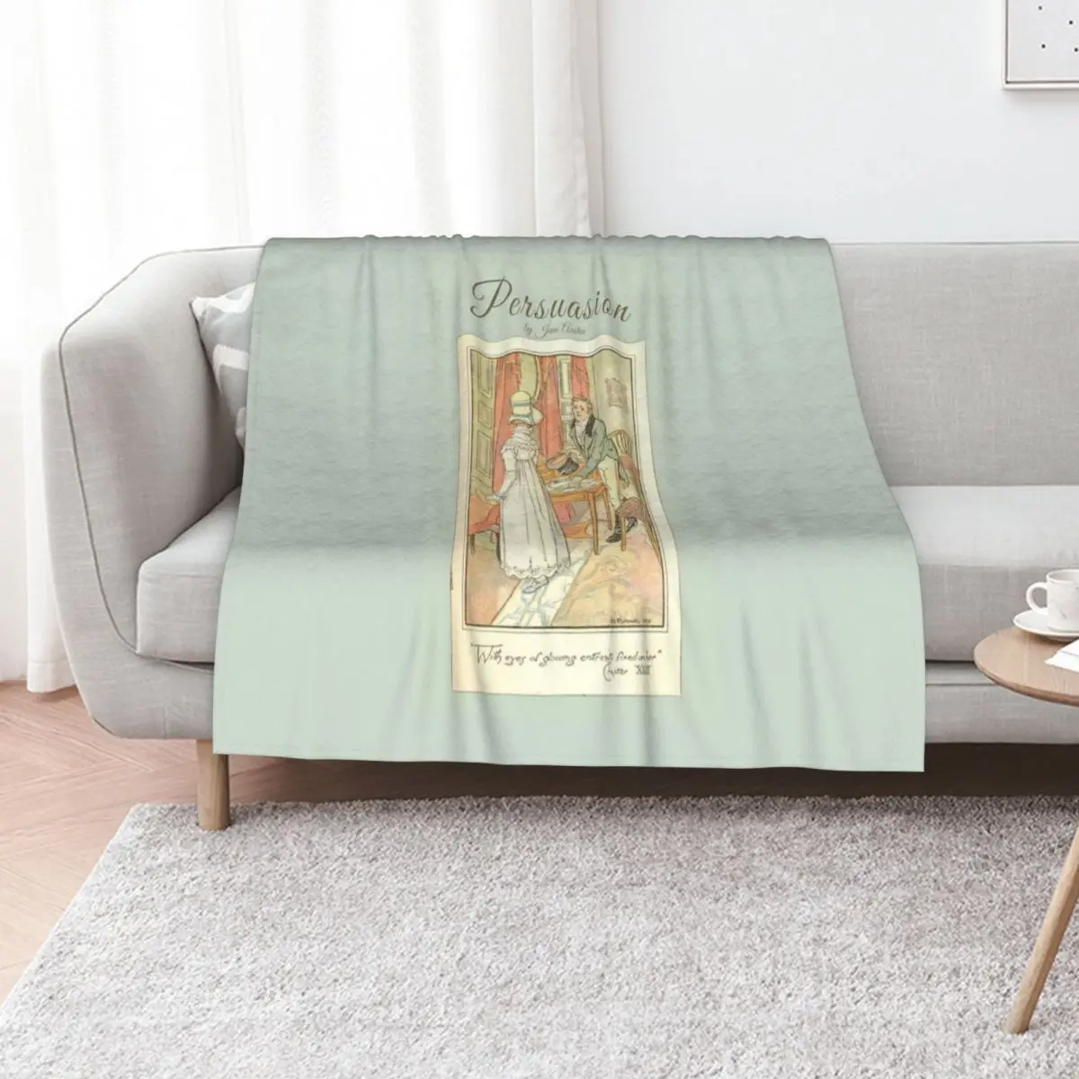 Couverture de jeté Persuasion, couverture légère et portable pour les voyages et le camping