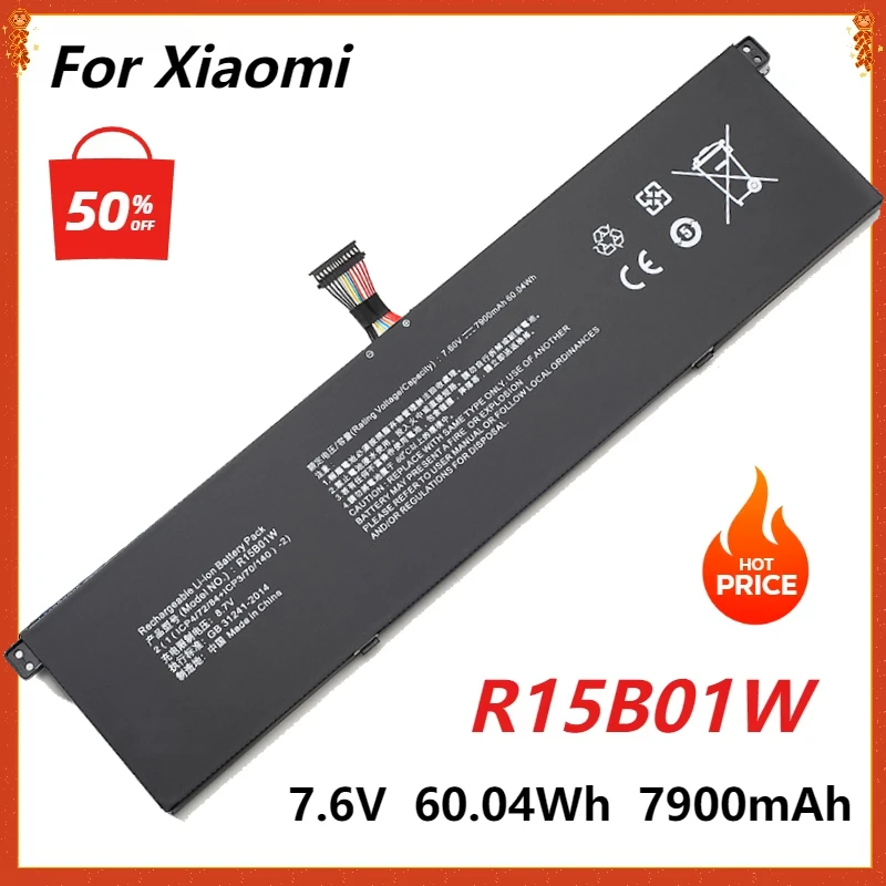 R15B01W New Laptop Battery for Xiaomi Pro 15.6