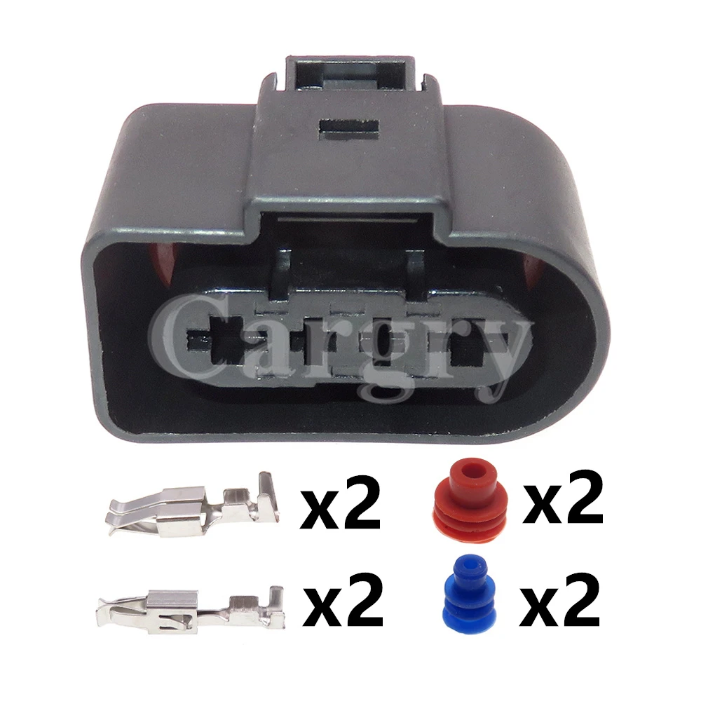 1 Set 4P 1J0919231 Car Gasoline Pump Electric Wire Composite Connector AC Assembly Auto Waterproof Socket for Audi VW