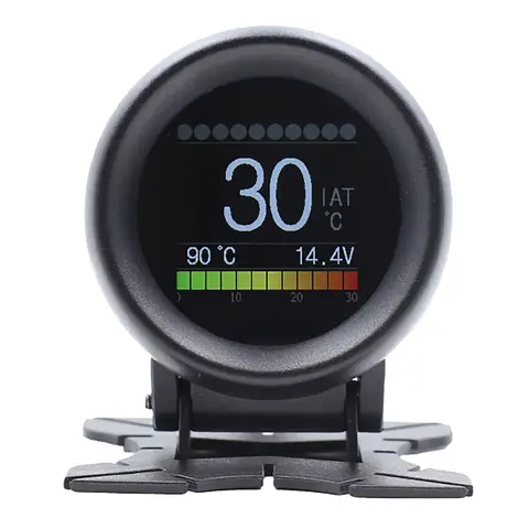 A205 Automobile On-board Computer Car Digital Computer Display Speed Mileage Fuel Consumption Temperature Gauge OBD2 Scanner