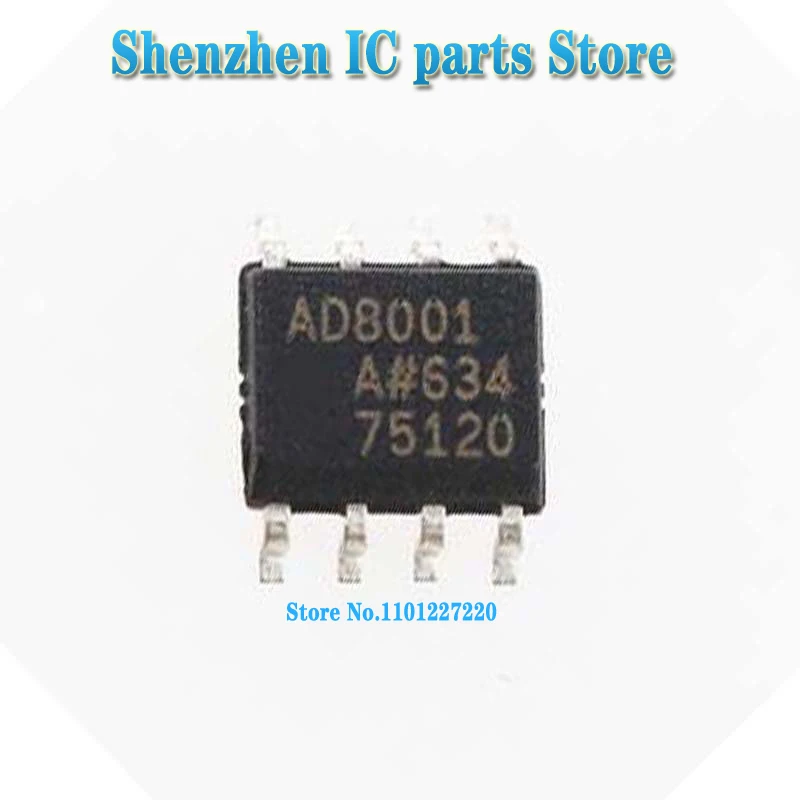 10pcs/lot AD8001 AD8001AR AD8001A SOP8 In Stock