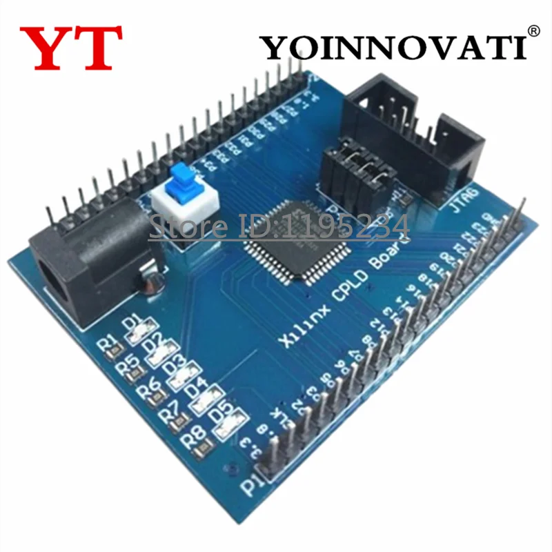 XC9572XL CPLD Development Board Brassboard Learning Board JTAG Interface DC Power Supply with Switch