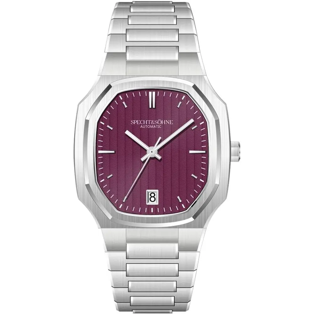 

Часы Specht & Söhne для мужчин, 37 мм, Miyota 8215, автоматические механические часы из нержавеющей стали, с сапфировым стеклом, водонепроницаемые