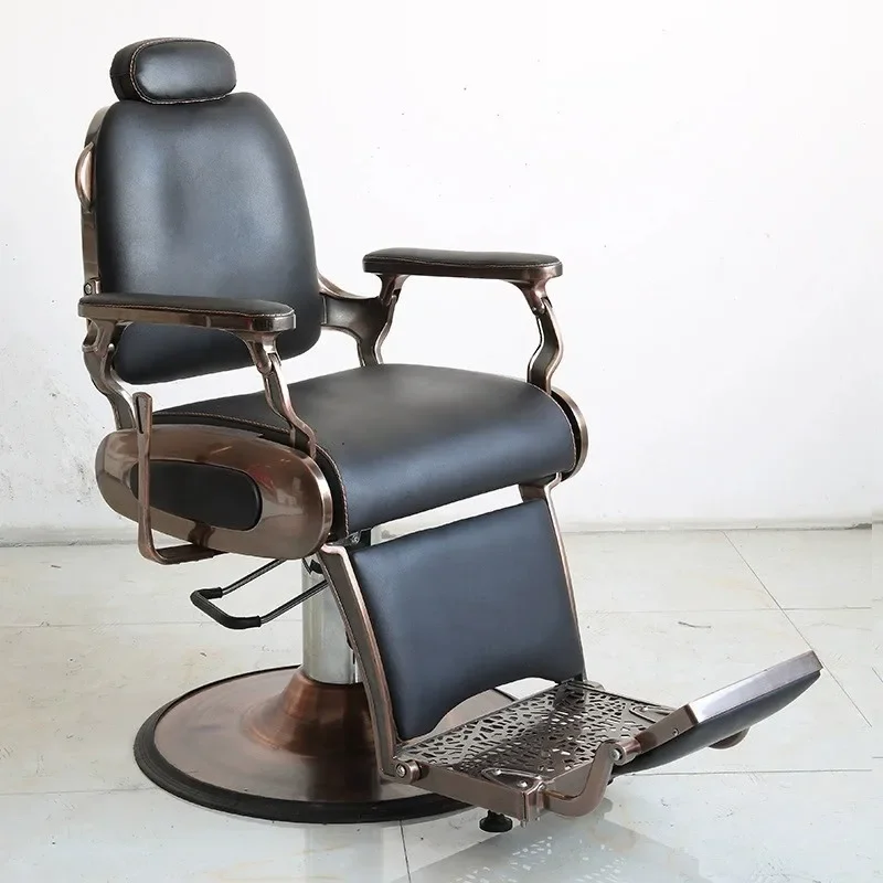 

Barber shop hair care retro haircut oil head large chair hairdressing shop large chair can be lifted and reclined hair salon cha
