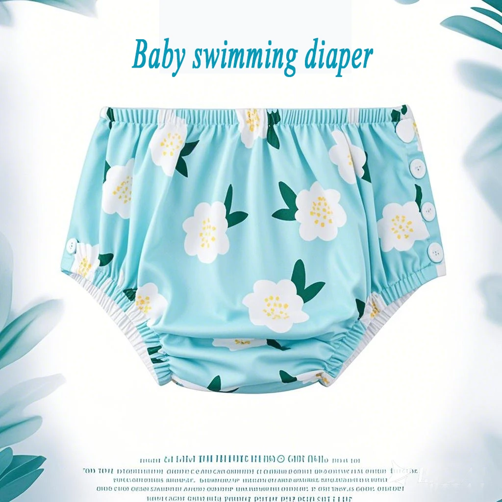 

Baby Side Opening Swimming Diapers Quick-Dry Adjustable 1-3 Years Swimwear for Pool Beach Multiple Colors