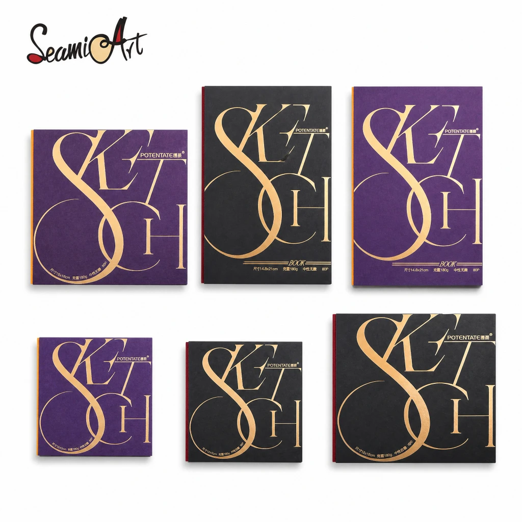 SeamiArt POTENTATE Sketch Notebook for Sketch Design 180gsm Paper/40Sheets
