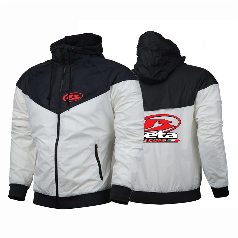 2024 Beta Racing Motocross Motorcycle New Men Printing Windbreaker Spring and Autumn Harajuku Windbreaker Zipper Jacket Tops