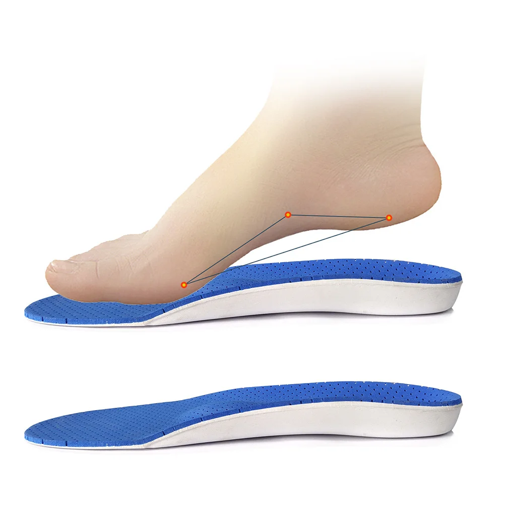 

1Pair Support Insoles Flatfoot Orthotic Insoles Massage Arch Support for Long Walking Orthotic Shoe Pads Breathable Comfortable
