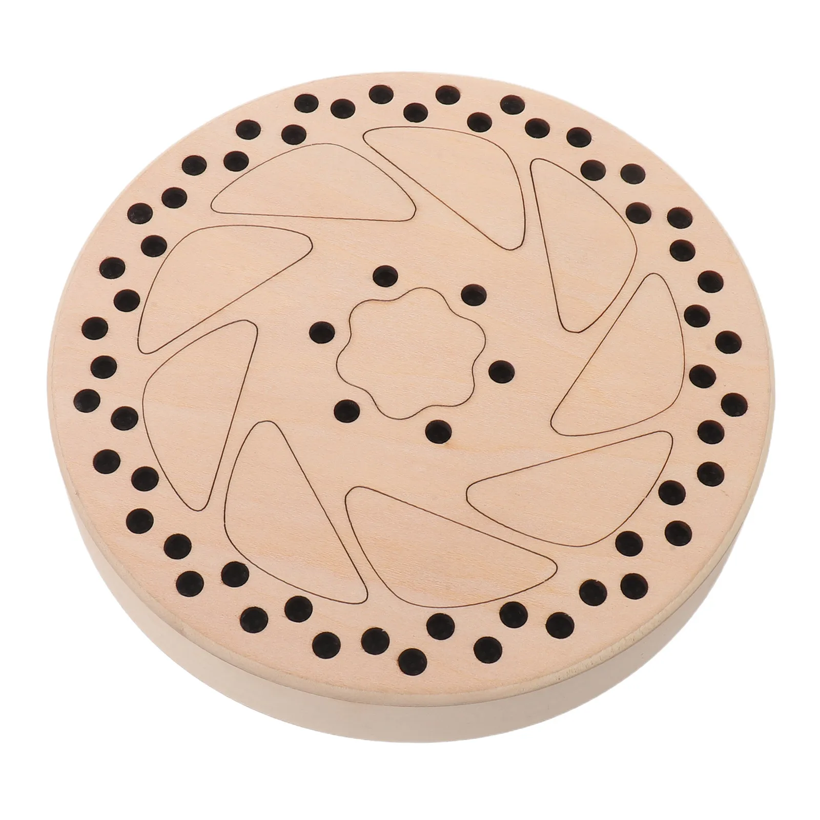 Wooden Stream Drum 6 Inch Handheld Percussion Instrument Natural Wood Handpan Meditation Drum Relaxation Yoga Music Lover Gift