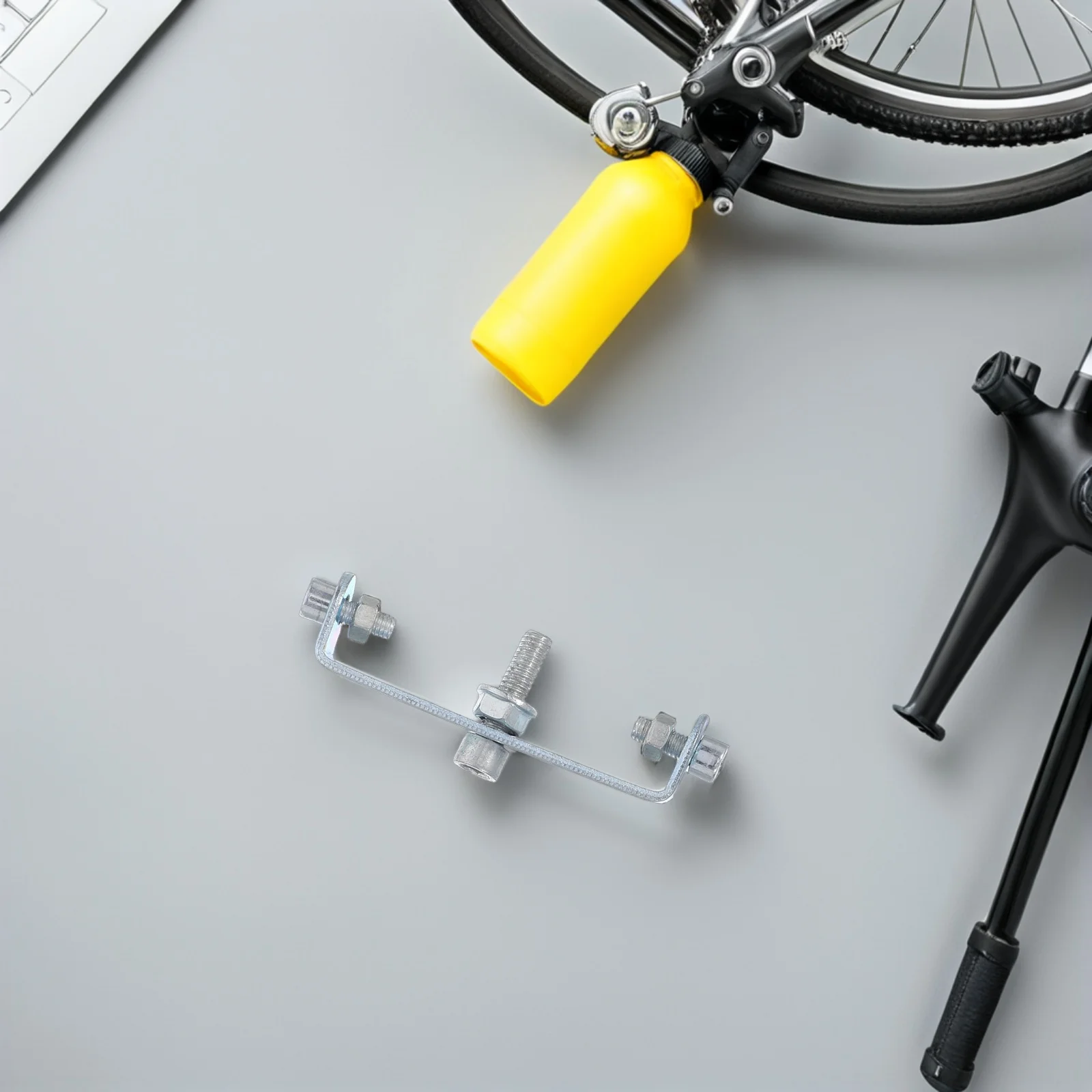 

10Sets Bicycle Rear Frame Adapter U Shaped Carbon Steel Fastener for Cargo Racks Stable Installation Enhanced Load Bearing