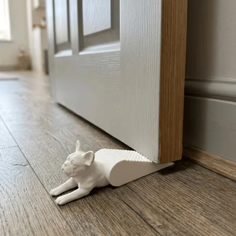 Cute Dog-Shaped Door Stopper & Door Wedge - Non-Slip Door Stopper Suitable for Living Room, Bedroom, Under Door Barrier