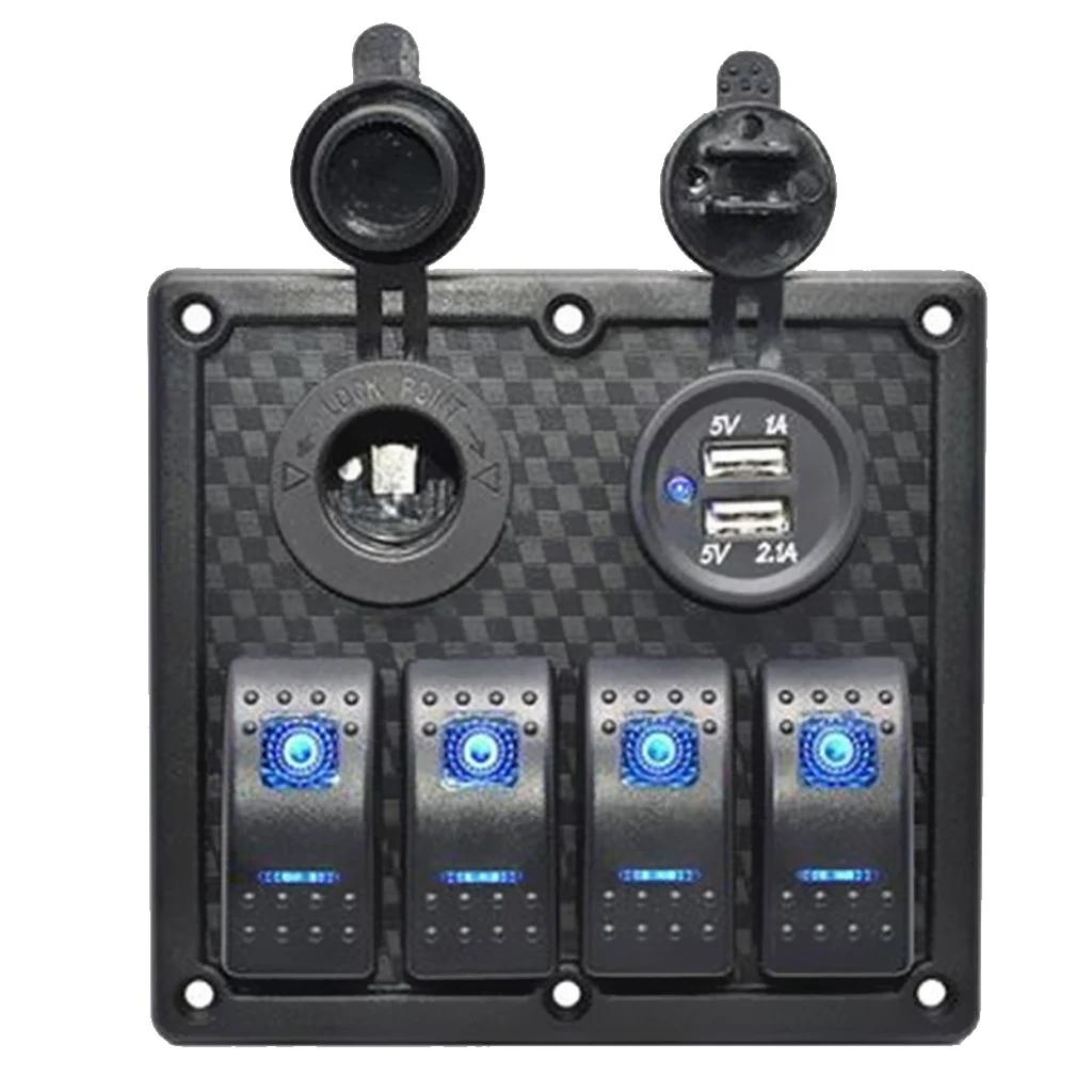 

Great Performance Rocker Switch Panel Circuit Breaker LED