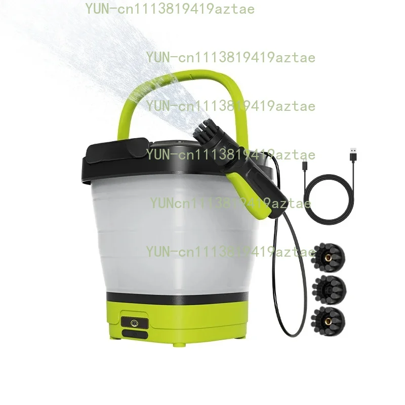 Cordless Folding Bucket Car Wash High Pressure Mobile Good Quality Wireless Portable Water Car Wash Spray Gun Machine