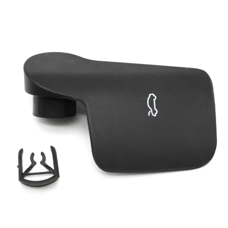 

W/Bracket LHD Hood Release Handle Button Cover For Q7 VW Touareg Cayenne 4M1823533F4PK