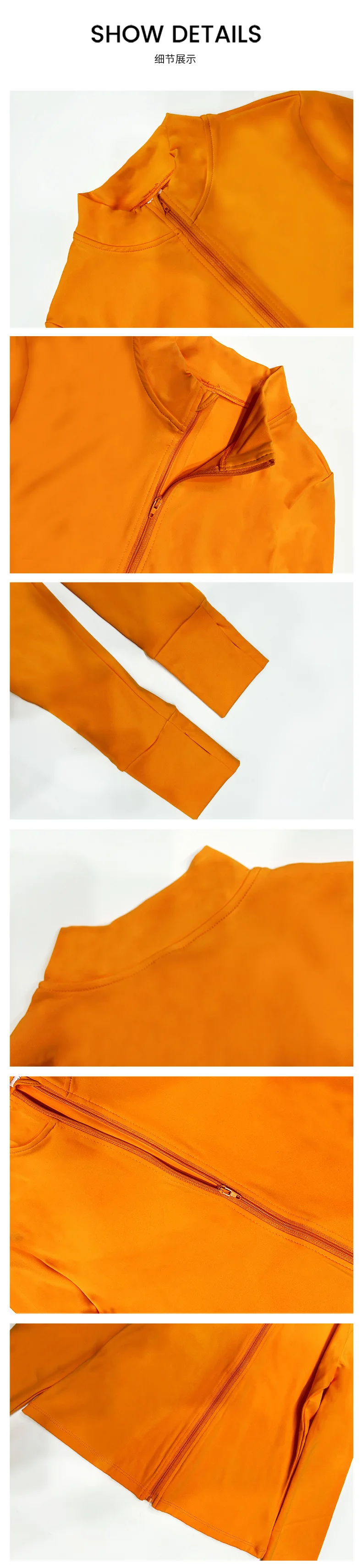 3-teiliges Damen-Fitness-Sportbekleidungs-Set, schnelltrocknend, atmungsaktiv, Langarm-Cardigan, Sport-BH, High-Waist-Leggings, Yoga-Workout-Trainingsanzug – Detail 29