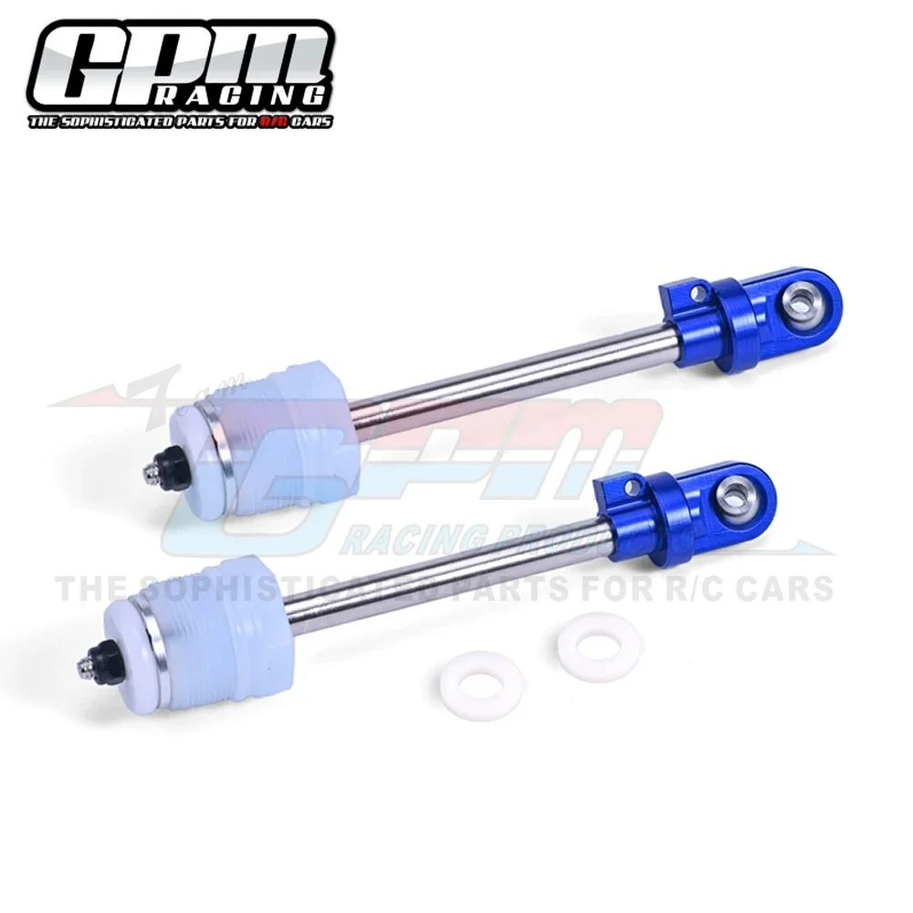 

GPM Metal Front Rear Shock Absorbers Shafts Axle Core 7762 + 7763 for Traxxas 1/5 X-MAXX 8S 77086-4 Monster Truck Upgrade Parts