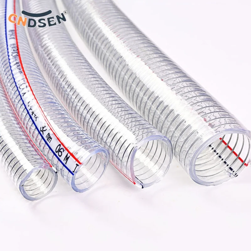 

1-3M Transparent Soft PVC Plumbing Hose ID.10~38mm High Quality Water Pump Flexible Tube Oil Tube