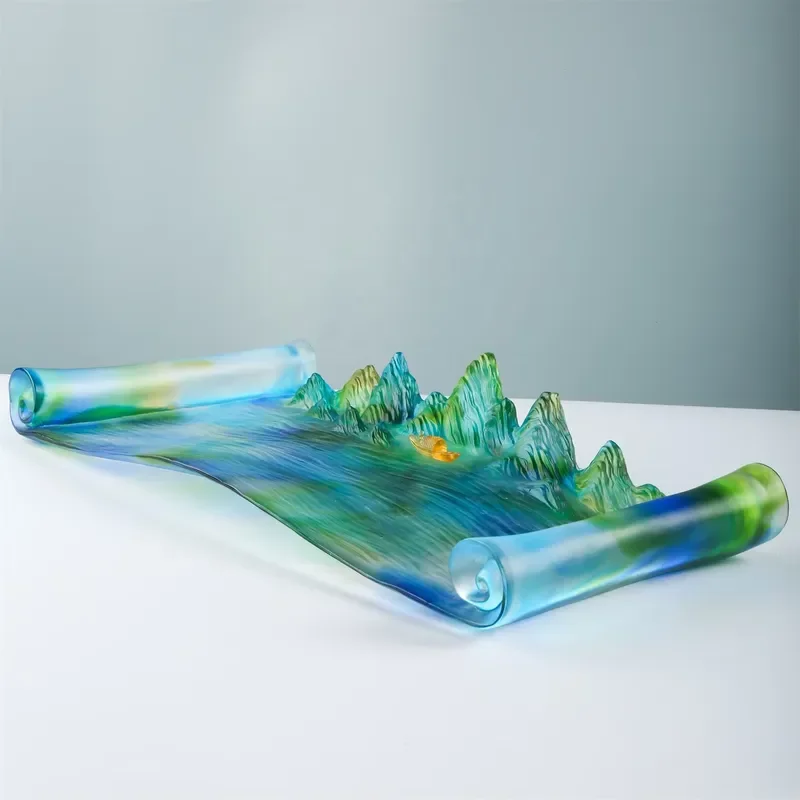 Wholesale Good Quality Glass Plate Crystal Fruit Plate Snack Candy Desktop Decor