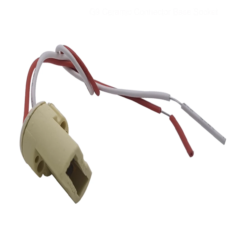 5 قطعة G9 قاعدة مصابيح السيراميك مقبس توصيل G9 نوع حامل مصباح للضوء لمبة الهالوجين LED