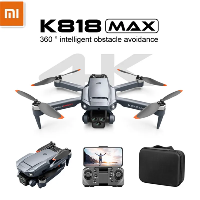 Xiaomi K818 Four-way Obstacle Avoidance Folding Optical Flow Electronically Controlled Dual Camera HD Photography Quadcopter