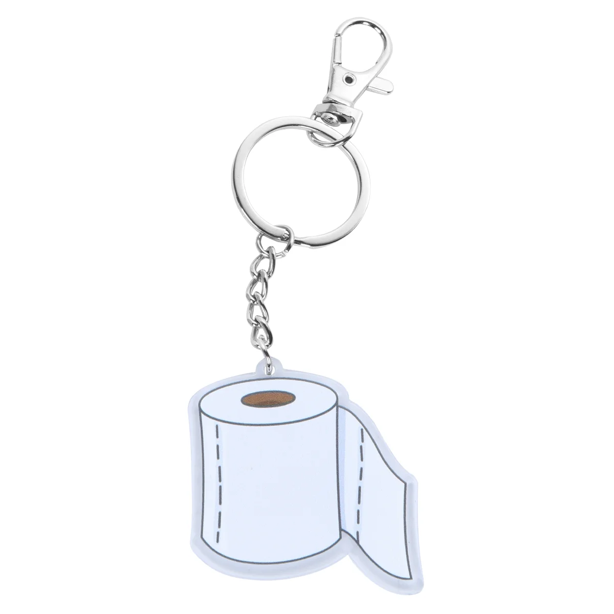 Funny Toilet Keychain Novelty Charm Fob Ring Bag Hanging Pendant Handbag White Nurse