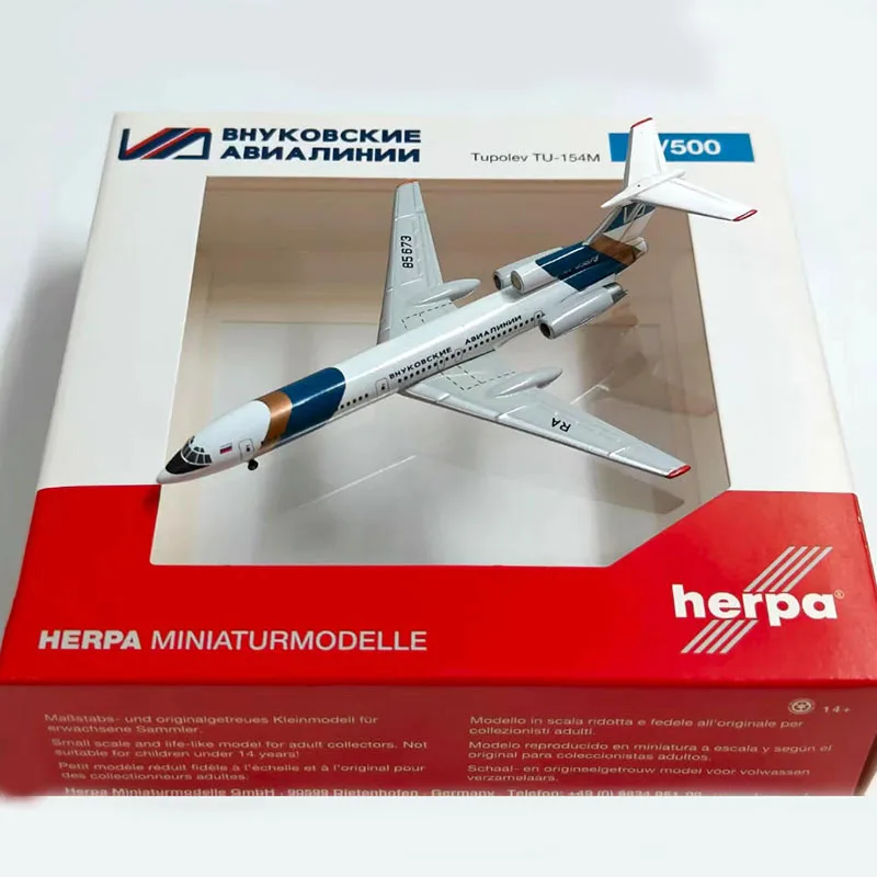 دييكاست 1:500 مقياس سبيكة Vinukov الطيران Tupolev Tu-154M نموذج طائرة الكلاسيكية الانتهاء ثابت جمع هدية مزخرفة